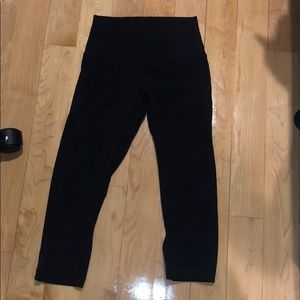Size 4 Black Lululemon Align Crop 21”